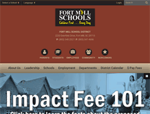 Tablet Screenshot of fortmillschools.org